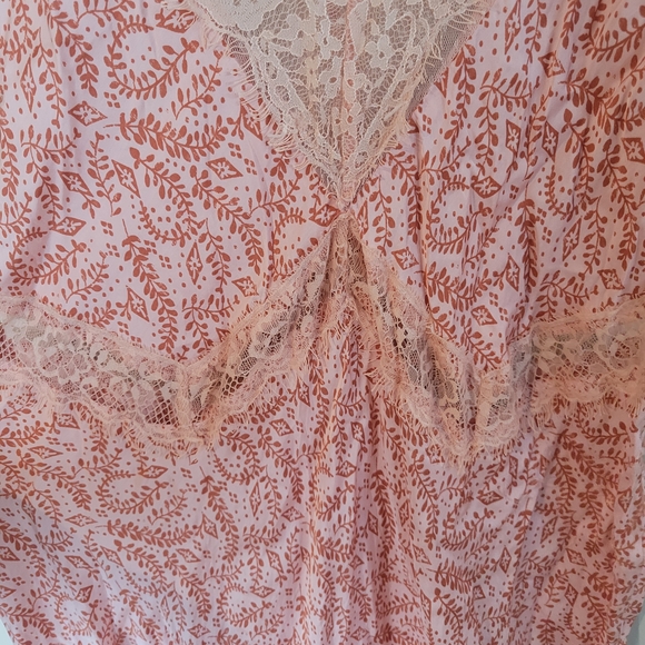 Anthropologie Pink Lace Dress - Picture 5 of 9